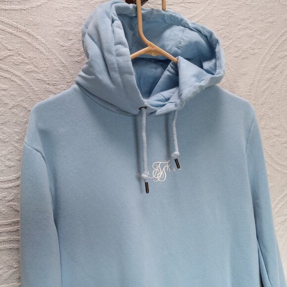SikSilk Baby Blue Super Soft Thick Hoodie Sweatshirt NWOT Sz. M (T-375) - Picture 4 of 9